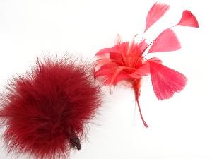 リサイクル　花コサージュ2個セット